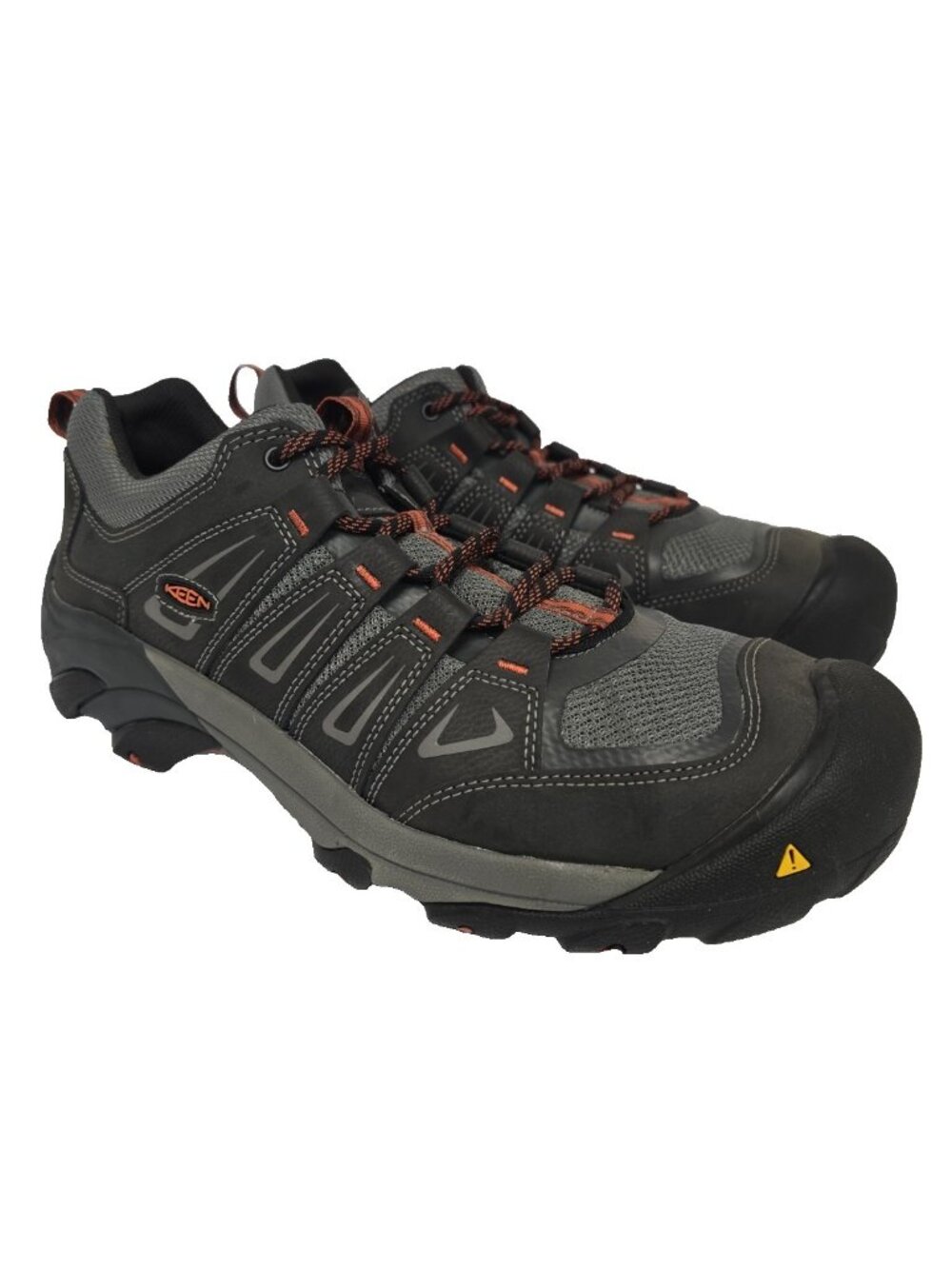 Keen Utility Men's Boulder 1018654 Low Steel Toe Work Shoe Gray Size 14D
